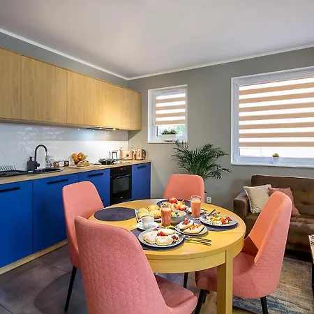 W&K - Blue Suite - Fv Vat, Parking W Garazu, Blisko Dworca I Centrum, Wi-Fi Appartement