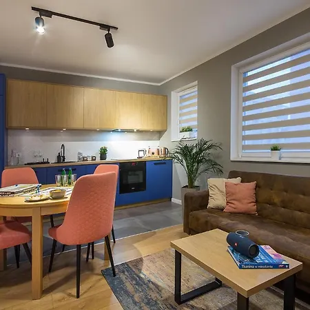Appartement W&K - Blue Suite - Fv Vat, Parking W Garazu, Blisko Dworca I Centrum, Wi-Fi